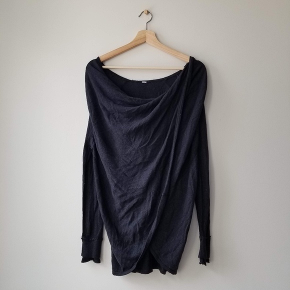lululemon athletica Sweaters - Lululemon Knit Wrap Sweater Black